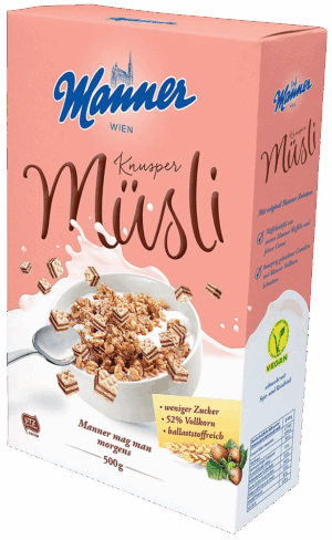 Manner crunchy muesli