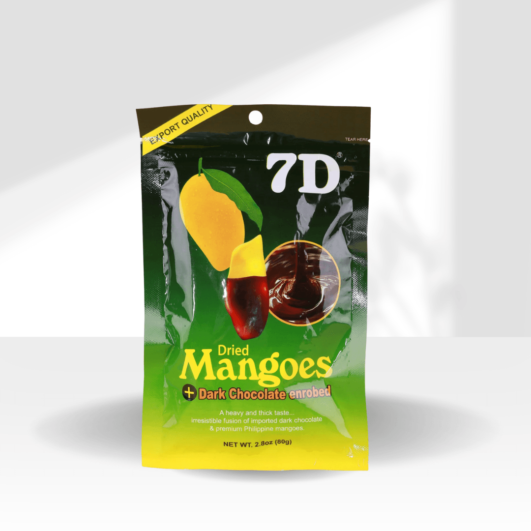 Dried Mangoes Dark Chocolate Enrobed 80g