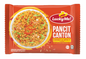 Lucky Me Pancit Canton Sweet Spicy Flavor