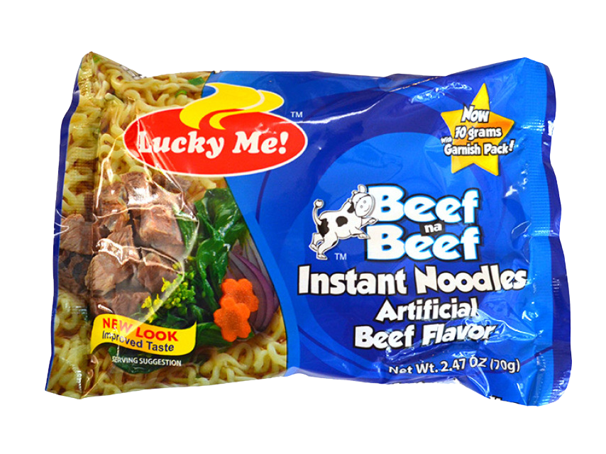 Lucky Me Beef Noodles