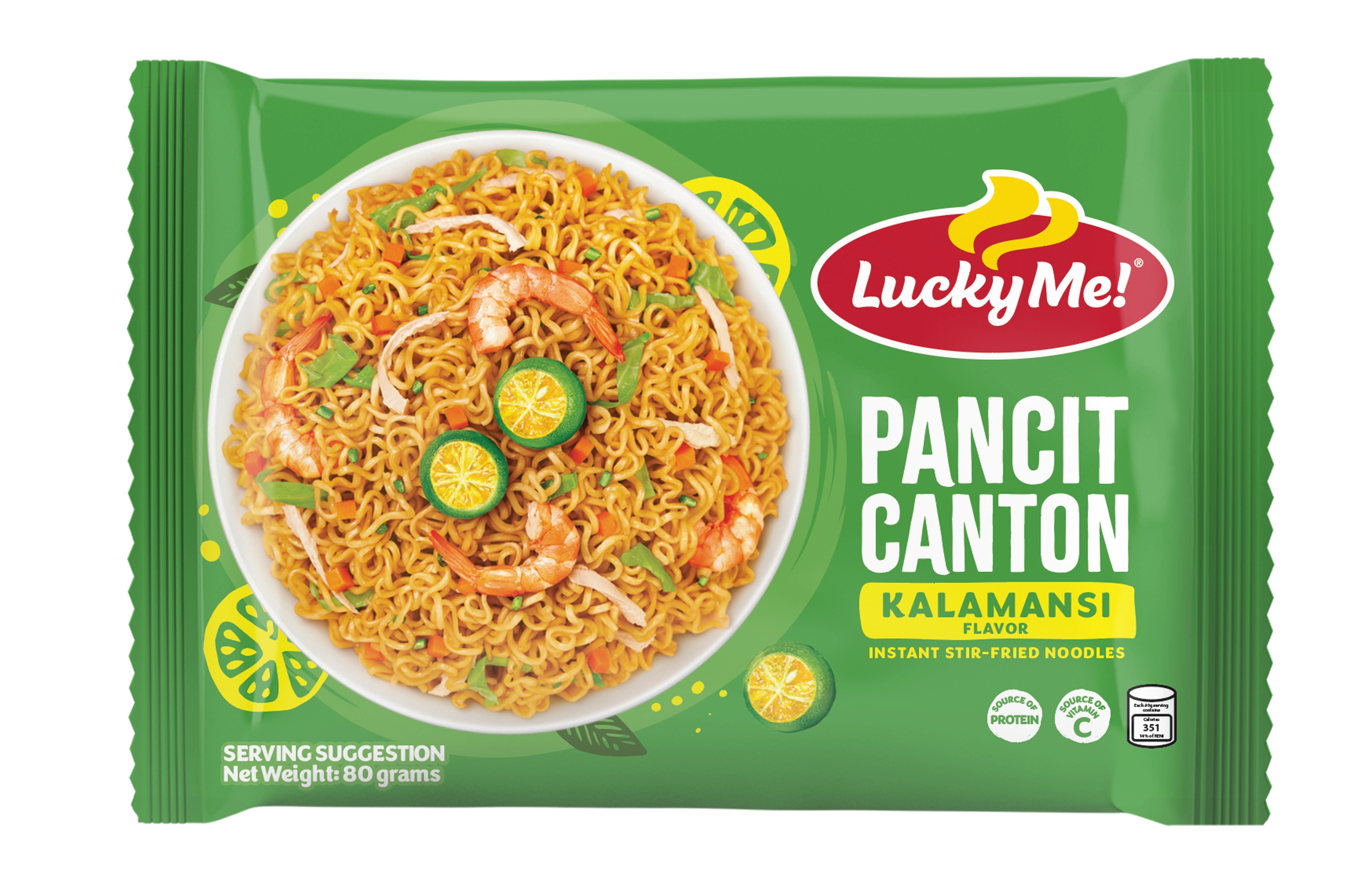 Lucky Me Pancit Canton Calamansi Flavor