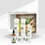 Gift box with Stone Pine wellness products from Brüder Unterweger