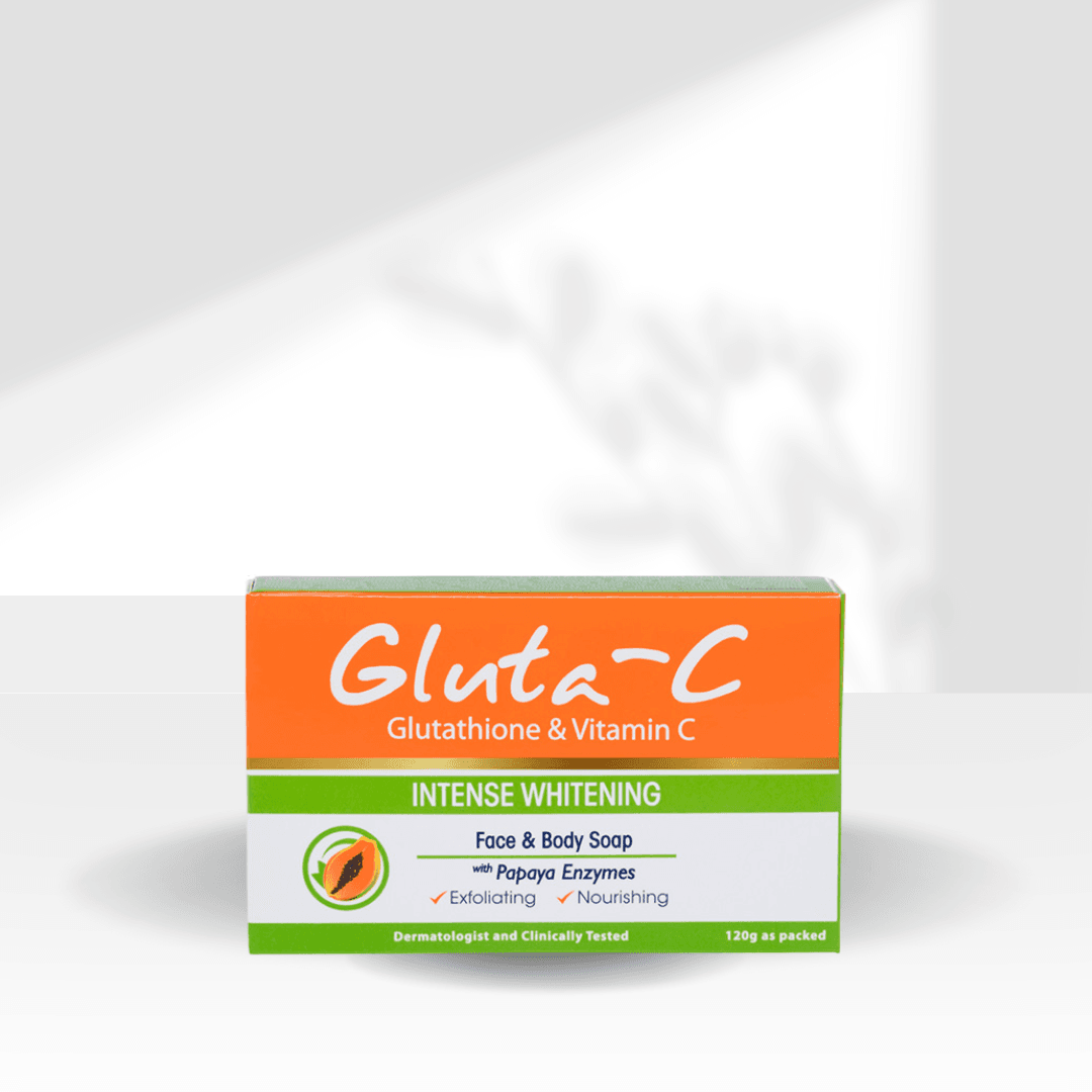 Gluta C Intense Whitening With PApaya Exfoliants Face & Body SOap 120g