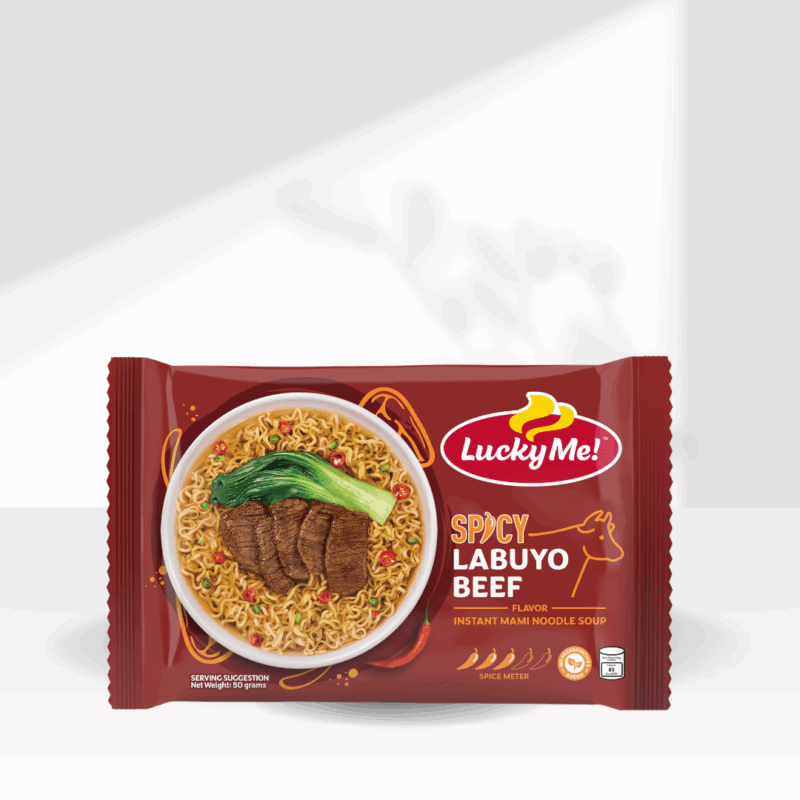 Lucky me instant mami Spicy labuyo beef