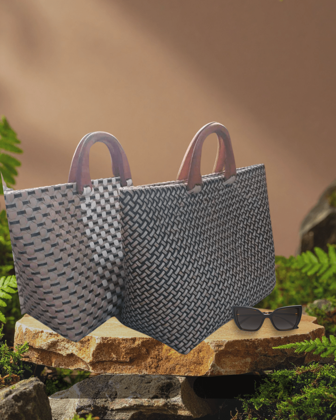 Modern Filipina Woven Tote
